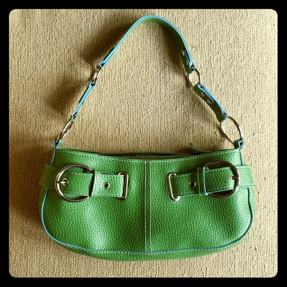 Lime Green & Blue MSC Main Street Collection Purse
